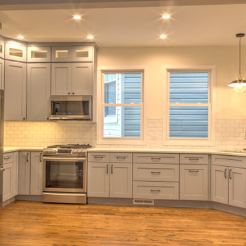 Gray Shaker Kitchen