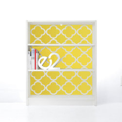 PANYL Lemon Drop Quatrefoil for IKEA BILLY - Home Decor