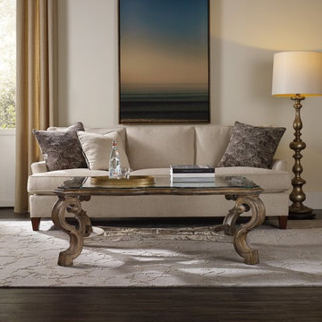 Hooker Furniture Living Room Solana Rectangle Cocktail Table