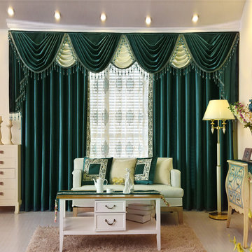 Denali Chenille Velvet Valance Curtains