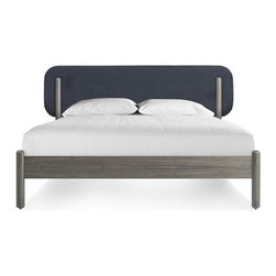 Blu Dot Ditto Queen Smoke on Ash Bed - Beds