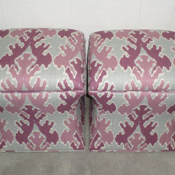 Custom Curved Ottomans - Footstools And Ottomans