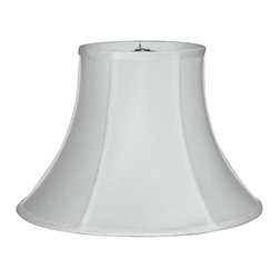 Evolution Lighting - Evolution Lighting Ivory Dot Silk Bell Shade - Lamp Shades