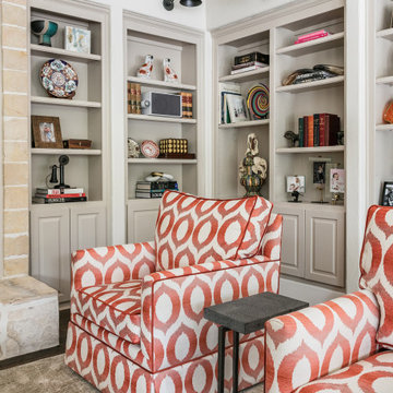 Sophisticated colors in an Alamo Heights home