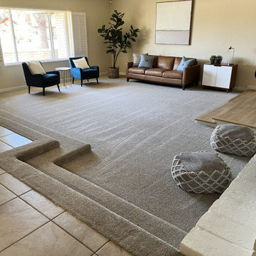 Flooring Renovation: Mohawk Laminate & Dream Weaver Carpet