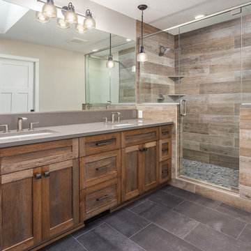 Tigard Rustic Kitchen and Master Bath