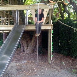 Kids garden/back-yard Playground with big Slide - Garden Playhouses