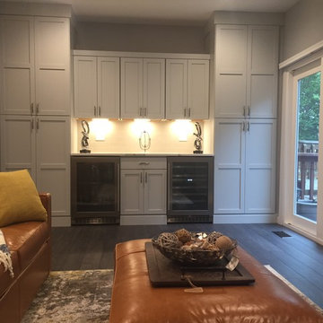 Traditional Main Level  to Industrial Loft Chic Decor