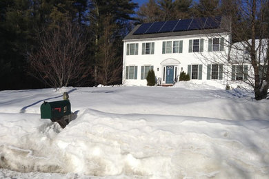 Example of a classic exterior home design in Providence