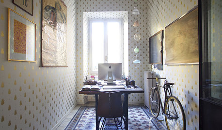 Milan Houzz Tour: Two Designers' Creative Vintage-Style Home