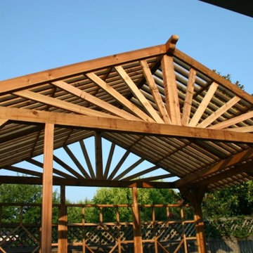 Cedar Pergola in Katy, TX