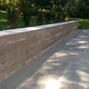 cleaned look and smooth cement board wall