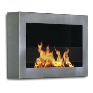 Metropolitan Table Top Ethanol Fireplace Contemporary Tabletop