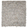 Safavieh Leather Shag Collection LSG511 Rug, White, 2'3" X 4'