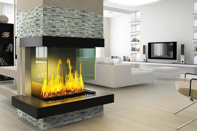 Imperial Tile Living Room Fireplace