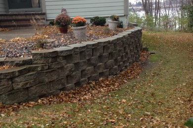 Retaining Wall - (BEFORE PIC.)