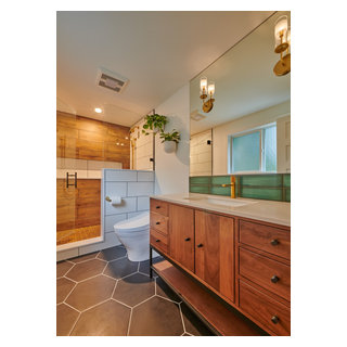 Nature's Bathrooms - Scandinavian - Bathroom - Seattle - by Lucy ...