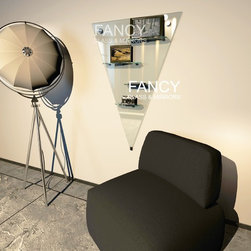 AUSTIN WALL-MOUNTED GLASS SHELF - Furniture