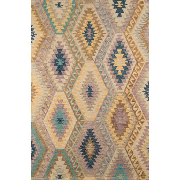 Tangier Hand-Hooked Rug, Multi, 5'x8'