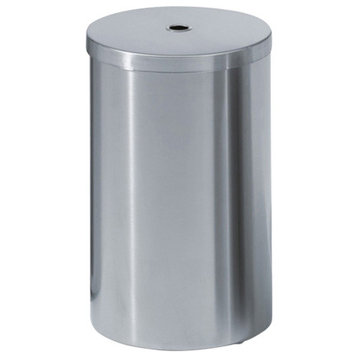 DW 114 Waste Basket in Polished Stainless Steel