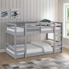Low Wood Twin Over Twin Bunk Bed - Gray