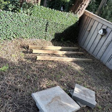 8x4 Spacesaver Cedar Shed Installation in North Vancouver