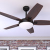 Honeywell Carmel Ceiling Fan With Light and Remote, 48", Bronze