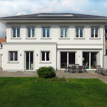 Häuserensemble Spickermannweg, Gartenseite