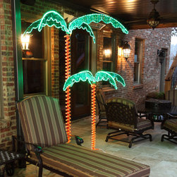 7ft LED Lighted Palm Tree - Outdoor Rope And String Lights