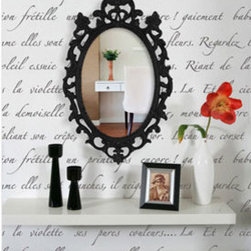 Typography Letter Wall Stencils - Products
