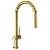 Hansgrohe 72800 Talis N 1.75 GPM 1 Hole Pull Down Kitchen Faucet - Brushed Gold