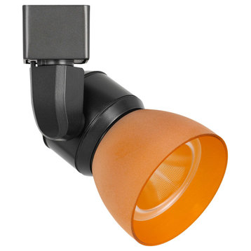 10W LED Track Fixture, Amber Frost