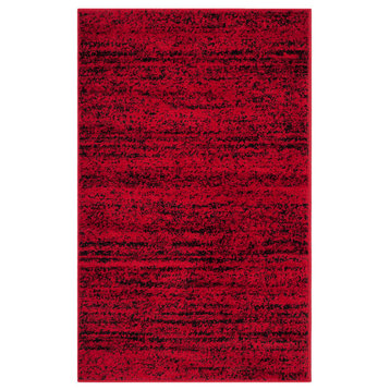 Safavieh Adirondack Collection ADR117 Rug, Red/Black, 2'6"x4'