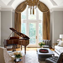 Living Room With Piano