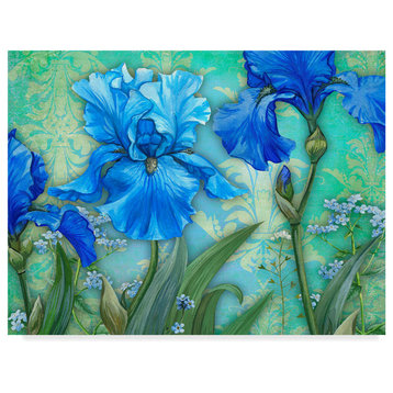 Maria Rytova '3 Irises' Canvas Art, 24"x18"
