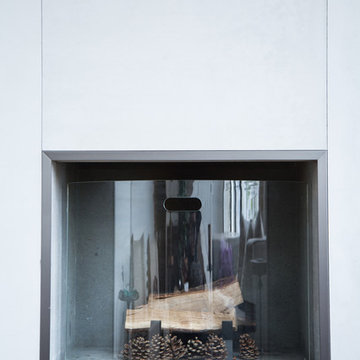 Concrete Fireplace in Panbeton®, Living-room