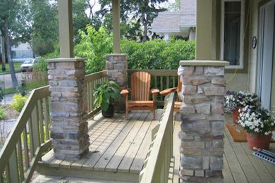 This is an example of a porch design in Calgary.