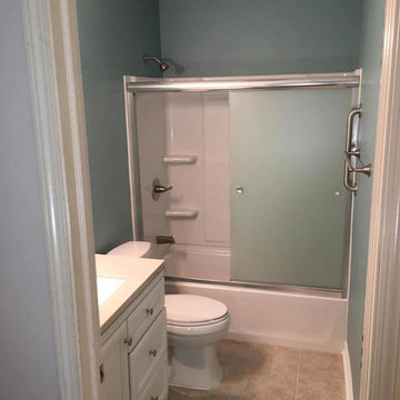 Blue Bathroom Remodel