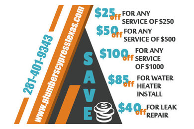 Plumbers Cypress Texas
