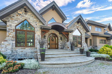 French country exterior home idea in Vancouver