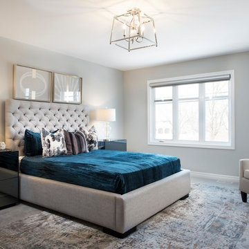 Master Bedroom of the Turner Model Home in Poole Creek in Kanata/Stittsville.