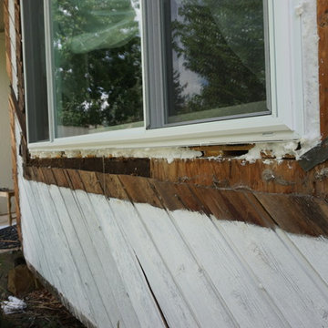 Rusted Corrugated Steel Siding With Stucco Sheet Siding