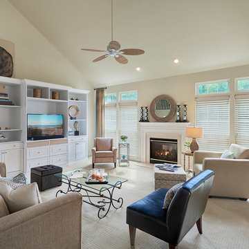 A production built home gets a make over with many custom touches