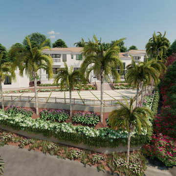 Modern Mediterranean 3D rendering