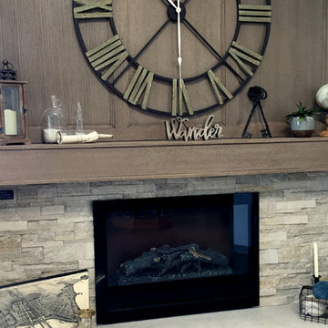 Fireplaces using Buechel Stone