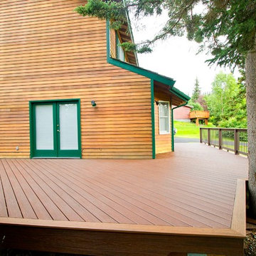Wrap Around Diagonal Trex Deck