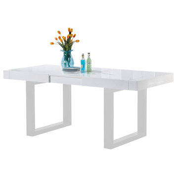 Laura Butterfly Leaf Dining Table
