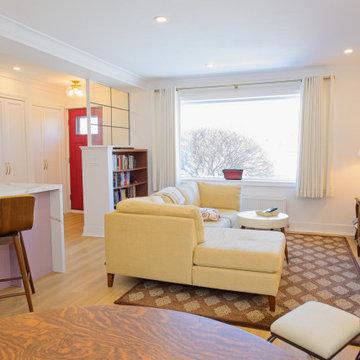 East York Bungalow Dark Lilac Custom Home