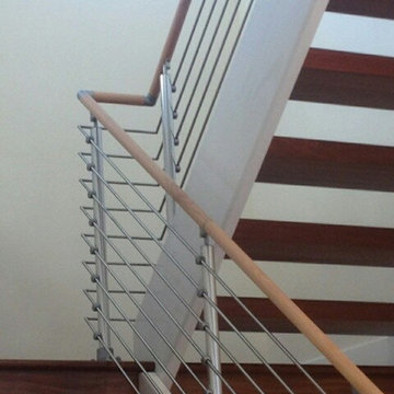 Interior Stairs with Prova Railing - tube style