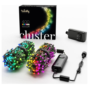 Twinkly Cluster App-Controlled LED Cluster Lights String with 400 RGB+W, 19.7